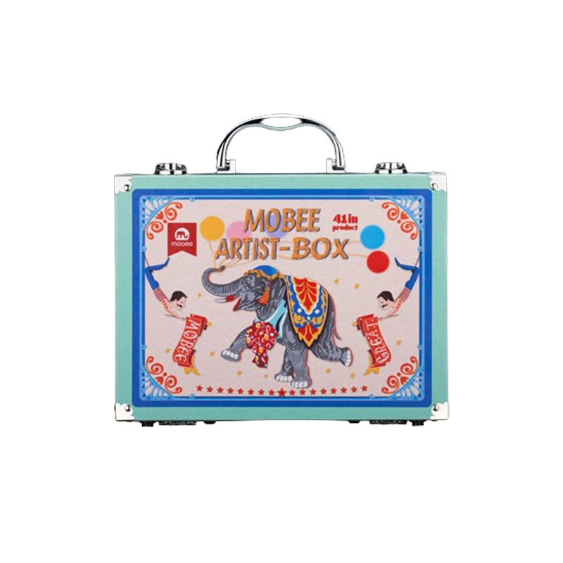 MOBEE  双面绘画礼盒 38pcs 蓝色 P019T4