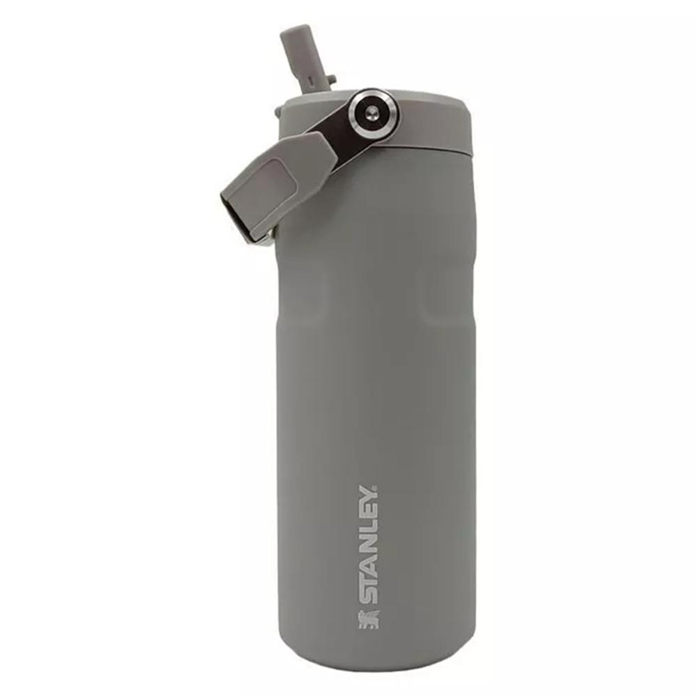 STANLEY AEROLIGHT2.0不锈钢折叠吸管保温瓶 473ml 烟灰 10-12979-001